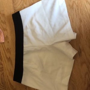 Black and Cream shorts